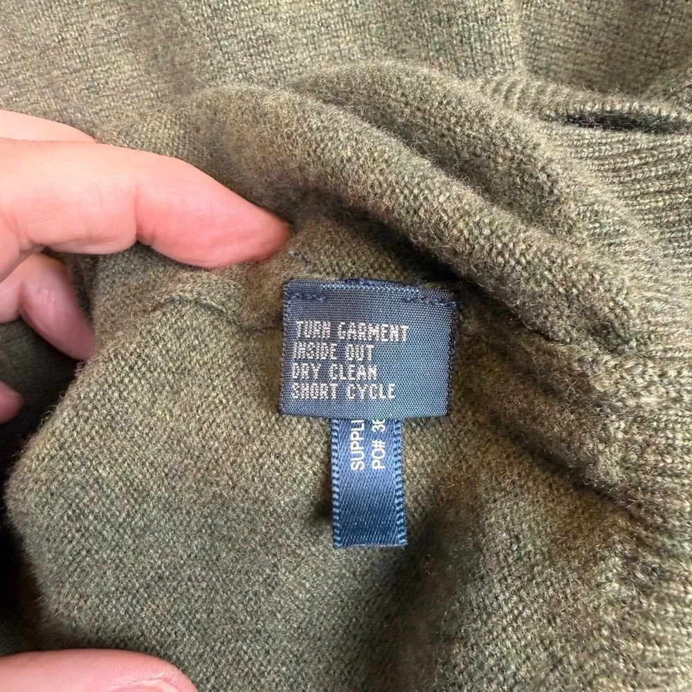 Polo‎ Ralph Lauren Mens Merino Wool Sweater XL Earthy Old Money Classic Luxury
